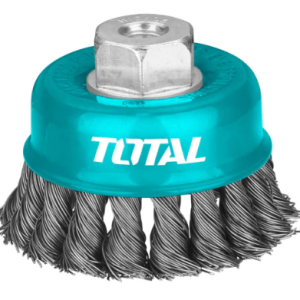 Grata copa de acero trenzado 4' (100MM) TOTAL