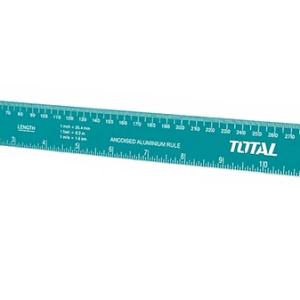 Regla Precisión De Aluminio 30 cm Total