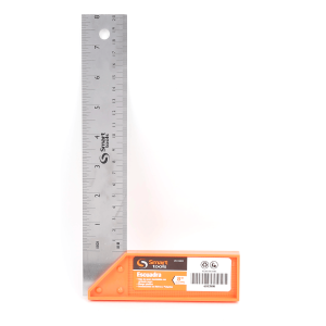 ESCUADRA CARPINTERO 8" AC INOX TALON PLAST SMART