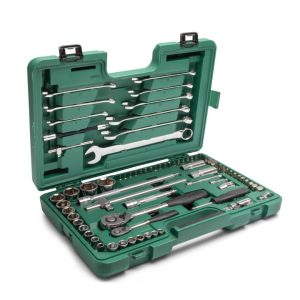 Juego Copa 6 Puntas 1/4" 1/2" - Llaves 76 pcs