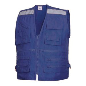 CHALECO GEÓLOGO POPLIN AZUL ACKERLAND TALLA S