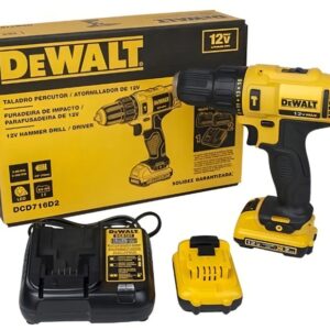Taladro Percutor / Atornillador Dewalt 12v Color Amarillo